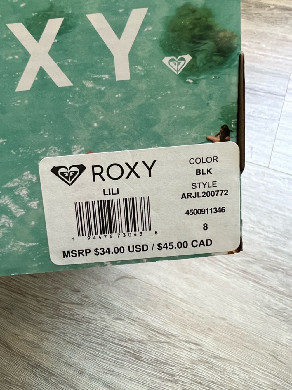 Roxy Black Braided Thong Flip Flops - Picture 3 of 5